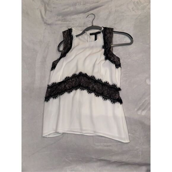 BCBG SIZE S blouse black and white - Picture 1 of 5